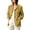 Yellow, variant on AKOEE Vintage Faux Suede Jackets Women Notched Lapel Collar Suit Blazers with Pockets Business Casual Coats (XL, Brown)