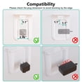 thumbnail image 4 of Soporte de pared Outlet Shelf WALI OLS002-W, paquete de 2, blanco, 4 of 9
