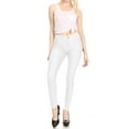 thumbnail image 4 of Women's Stretchy Comfy Pockets Solid Skinny Jeggings Jean Pants S-3XL, 4 of 4