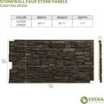 thumbnail image 5 of Ekena Millwork EverStone Faux Stone Siding, Alder Creek, 48", 5 of 9