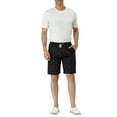 thumbnail image 2 of INSPIRE CHIC Men's Shorts Drawstring Waist Fish Pattern Beach Summer Board Shorts 34 Black, 2 of 7