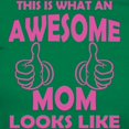 thumbnail image 3 of CafePress - Awesome Mom Looks Like T Shirt - Women's Traditional Fit Dark T-Shirt, 3 of 4