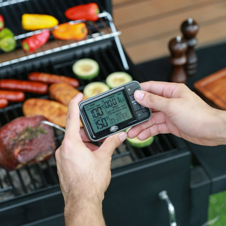 Expert Grill Wireless Digital BBQ Grilling Thermometer, Black and Gray