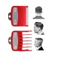 thumbnail image 2 of Juego de 2 peines guía shaofei, cortadora de cabello, protectores estándar, rojo, 1.5 mm, 4.5 mm, 2 of 5