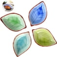 thumbnail image 1 of Plato de Sushi Artesanal en Forma de Hoja, Exquisitos Platos con Salsa para Momentos de Charcutería, 1 of 7