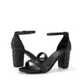 thumbnail image 4 of DREAM PAIRS Sandalias de Tacón Grueso para Mujer, 4 of 5