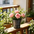 thumbnail image 5 of SHJHENG Rustics Iron Planter With Handles Vintage Metal Flower Pot For Indoor Outdoor Farmhouses Garden Centerpiece Decor, 5 of 5