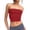 Wine, variant on Women's Stretchy Strapless Bandeau Tube Top Soft, Comfortable, and Stylish Crop Top for Casual Wear