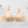 thumbnail image 2 of ManxiVoo Plus Size Wireless T Shirt Bra Full Coverage Minimizer Comfort Support for Women Adjustable Fit XL Size Beige, 2 of 7