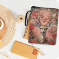 thumbnail image 4 of HELLHERO Polyester Book Cover Book Club Gifts Deer Flowers Book Covers Gift Bag Office Book Lovers Gift Deer Flowers, 4 of 8