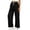 Black sweatpants women casual, variant on Nfurl Straight Leg Sweatpants for Women Pockets Elastic Waist Drawstring Workout Casual Pants High Waisted Lounge Pants Trousers Women's Sweatpant Green,M