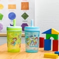 thumbnail image 3 of Zak Designs PAW Patrol Kelso Toddler Cups For Travel or At Home, 15oz 2-Pack Durable Plastic Sippy Cups With Leak-Proof Design is Perfect For Kids (Chase, Marshall, Rubble, & More), 3 of 11