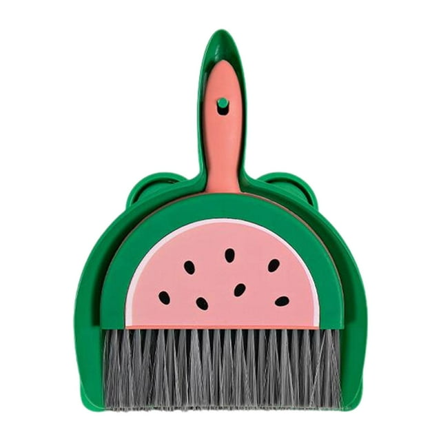 Mini juego de escoba y recogedor para niños, regalo educativo de cumpleaños, juego de limpieza para niños. sandía