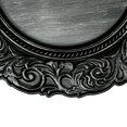 thumbnail image 2 of Simply Elegant Antique Look Plastic Charger Plate | Service Plate for Parties, Dinner, Weddings, Quinceaneras and Events | 13 inch Diameter | Black- Gloss Finish | Set of 12, 2 of 4