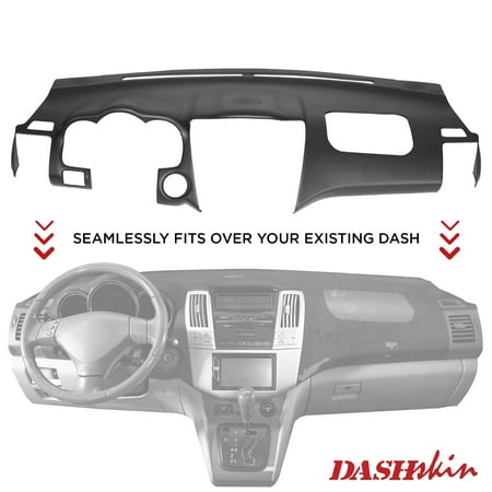 DashSkin Molded Dash Cover for 04-09 Lexus RX330, RX350, And RX400h With Speaker Holes in Black - 0409RX (Vehicle Specific)
