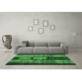 thumbnail image 3 of Ahgly Company Indoor Rectangle Abstract Emerald Green Contemporary Area Rugs, 5' x 8', 3 of 4