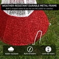 thumbnail image 5 of Starfree 60-inch Outdoor Christmas Yard Decoration Outdoor Lighted Lamppost Christmas Street Lamp Holiday Decoration LED Lamp Post for Lawn, 5 of 8