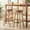 29" Brown, variant on Bower Home Upholstered 24" Round Wood Counter Stool - 2 Pack