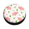 thumbnail image 3 of Bingfone Funny Little Pigs Spare Tire Cover Weatherproof Universal Wheel Protectors For Rv Camper Travel Trailer Suv Truck 16 Inch, 3 of 9
