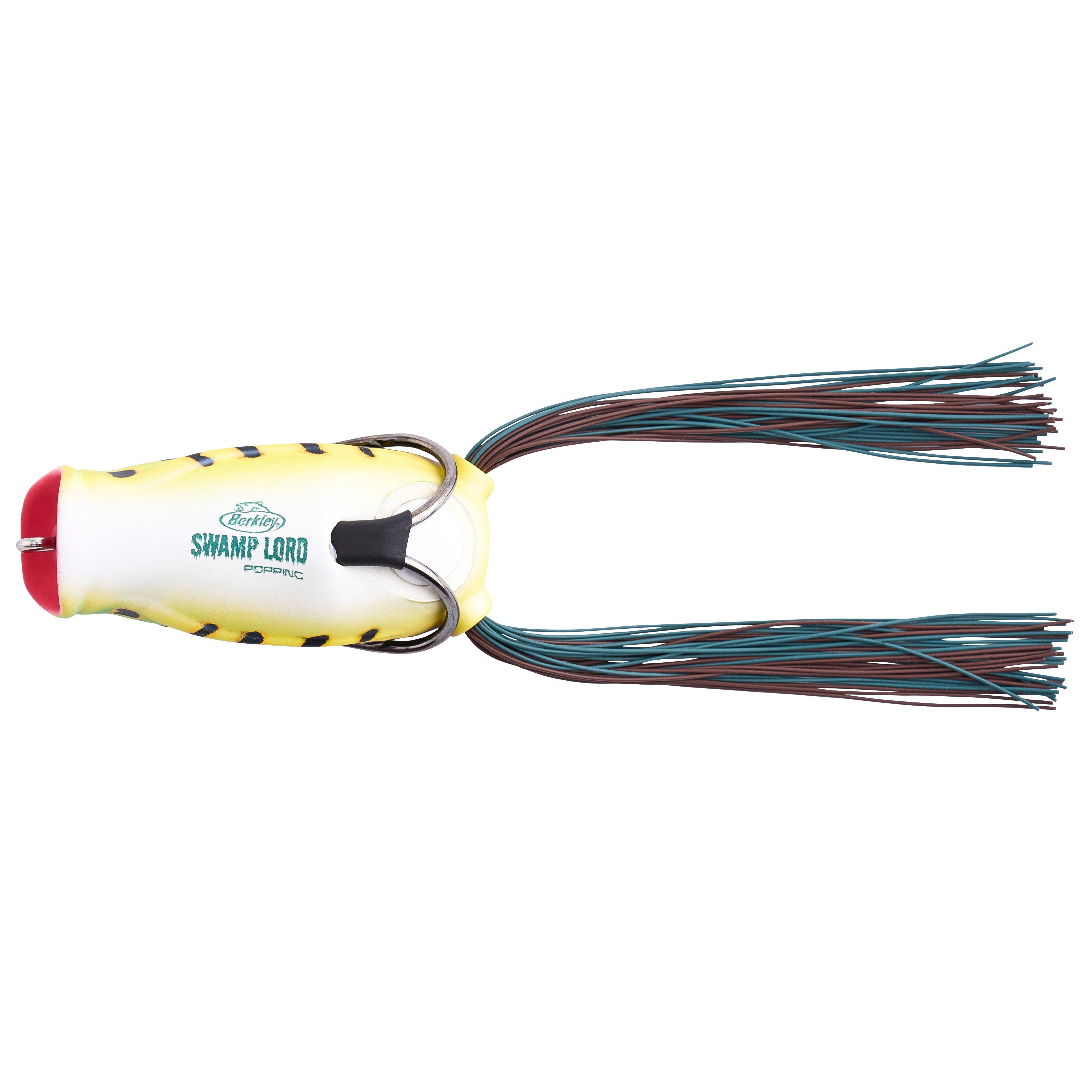 Berkley Swamp Lord Popping Hollow Body Frog, 2/3 oz, Spring Frog