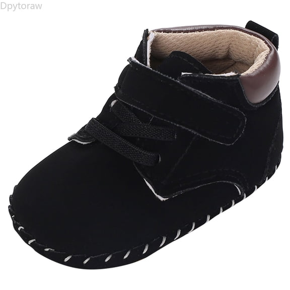 Dpytoraw Summer Children Infant Toddler Shoes Boys And Girls Sports Flat Bottom High Top Comfortable Solid Color Hook Loop Simple Style Soft Sole Infant Shoes Size 6