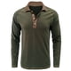 thumbnail image 5 of Blusa y camisa de manga larga con cuello vuelto para hombre, blusa informal de moda con cuello vuelto y manga larga, blusa transpirable, blusa para hombre, 5 of 6