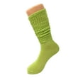thumbnail image 4 of 3 Pairs Lightweight Slouch Socks for Women with Thin Sole Shoe Size 5-10 (Lemon Green), 4 of 13