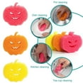 thumbnail image 4 of Halloween - Themed Non - Scratch Cleaning Sponges in Pumpkin Shape, 4 of 5