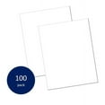 Pacon® Economy Railroad/Poster Board, 22" x 28", White, 100 Sheets