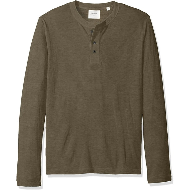 Billy Reid Mens Double Faced Long Sleeve Cullman Henley Walmart.ca