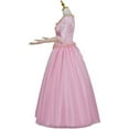thumbnail image 3 of Women's Anneliese Pink Dress Adult Princess Dress Up Full Set, 3 of 7