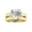 Yellow Gold, variant on 0.97 Carat t.w. 14K Rose Gold Heart Channel Set Princess Cut Diamond Engagement Ring I/VS2