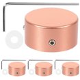 thumbnail image 1 of 1 Set Metal Guitar Effect Pedal Footswitch Topper Effect Foot Nail Caps Metal Pedal Protection Cap, 1 of 9