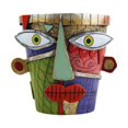 thumbnail image 1 of Estatua de resina Strade Fareast Limited forma de cabeza para maceta interior y exterior, 1 of 8