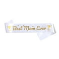 thumbnail image 1 of Happy Mother's Day World's Best Mom Sash [Bag] [White+C], 1 of 1