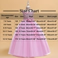 thumbnail image 3 of Pejock Girls Party Dress 7-14 Years, Princess Puff Dress with 3D Flower Bow, Lightweight Mesh Tutu for Birthday Fashion Show Pageant, 3 of 9