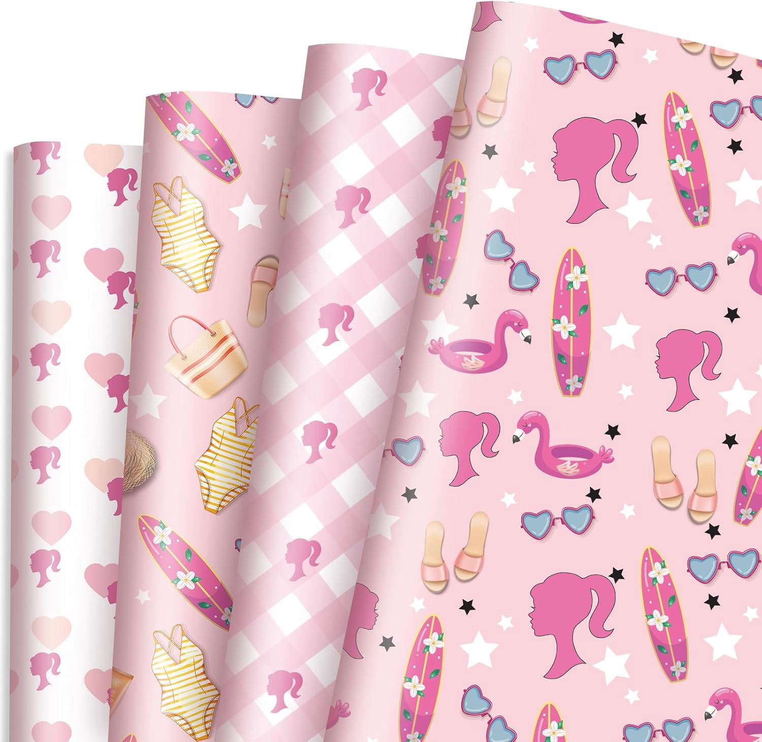 Mushroom Wrapping Paper for Women Girls Mushroom Patterns for Winter Christmas Birthday Holiday - 20 X 28 Inches 8 Folded Sheet