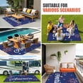 thumbnail image 4 of American Independence Day Outdoor Rug for Patio/Deck/Porch, Non-Slip Large Area Rug 3 x 5 Ft, Red Blue Fireworks Retro Stars Indoor Outdoor Rugs Washable Area Rugs, Camping Rug Carpet Runner, 4 of 8