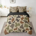 thumbnail image 2 of Homewish Retro Camo Pattern 7-Piece Twin Bedding Sets,Rustic Mallard Duck Bedding Comforter Set,Green Brown Sheet Sets For Boys Teens,Ultra Soft Home Decor Reversible, 2 of 8