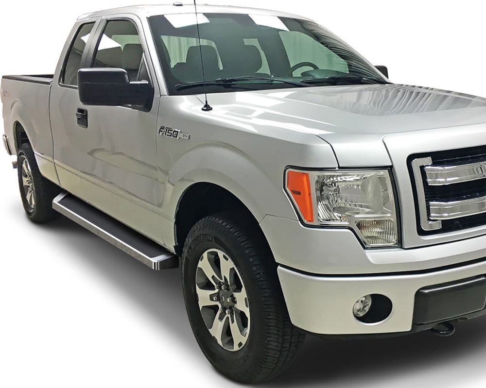 APS Running Boards Style Compatible with Ford F150 2004-2014 Super Cab (Exclude Heritage Edition) (Nerf Bars Side Steps Side Bars)