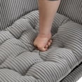 thumbnail image 6 of Christopher Knight Home Small Dog Bed with Corduroy Cushion & Solid Wood Legs, 30" x 22", Grey, 6 of 8
