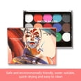 thumbnail image 3 of Face Painting Makeup Kit, Child Friendly 15 Colors Body Paint Makeup  for Home, 3 of 8