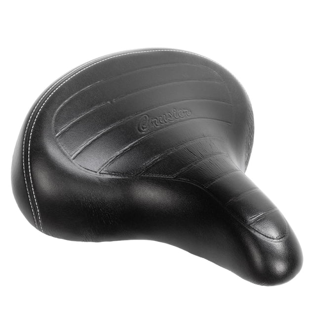 Asiento para bicicleta con resortes negro negro
