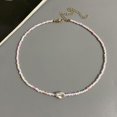 thumbnail image 1 of Collier de Perles Boho Mode Femme Imitation Perle Perle de Rocaille Brin Court Collier Ras-du-Cou Fait Main Bijoux Femme Gros, 1 of 5