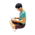 thumbnail image 3 of Figuras de personas a escala 1/64 Strade Fareast Limited modelo para niños casa de muñecas pequeña realista verde, 3 of 8