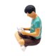 thumbnail image 3 of 1:64 Mini figuras de personas, figuras pintadas, modelo de figura de niño aficionado realista para Verde, 3 of 9