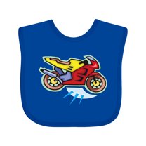 Inktastic Crotch Rocket Motorcycle Boys or Girls Baby Bib