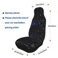 thumbnail image 4 of Pofeuu Mathematica Science Print Automotive Car Seat Covers Flat Cloth Full Set Seat Covers,Car Seat Covers front seats for Cars Trucks and SUVs(Two packs), 4 of 7