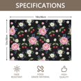 thumbnail image 3 of Placemat, Pioneer Flower Floral Print Pattern Place Mats Table Mat Set Of 2, PVC Washable Placemats for Party Kitchen Dining Decoration, 18x12 Inch, Fade Resistant, 3 of 6