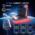 thumbnail image 3 of Switch 2 Charging Dock Station, Switch 2 Controller Charger for Switch 2 Pro Controller and Joy Cons,with RGB,Heat Dissipation,Game Card Slot*6,Fast-Magnetic Charging Station Storage Organizer, 3 of 7